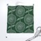 Geometric Floral Retro Mid Mod Midcentury Modern Mcm Art Deco Monochrome Green Mod Floral Retro Flowers Emerald Green Classic Vintage Boho Custom Printed Fabric by Spoonflower Various Fabrics by the Yard or Fat Quarter 13779891